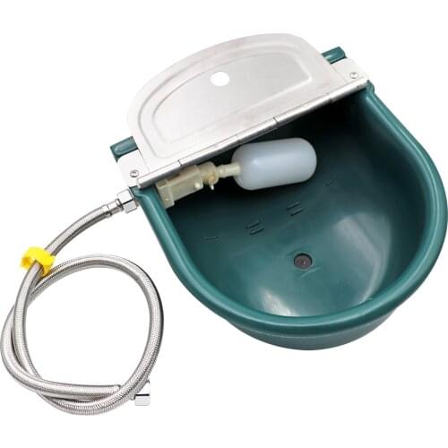 Automatic Livestock Waterer Dog Drinking Water Bowl Cattle Drinker Cow Horse Goat Dog Float Valve Waterer Watering Feeder