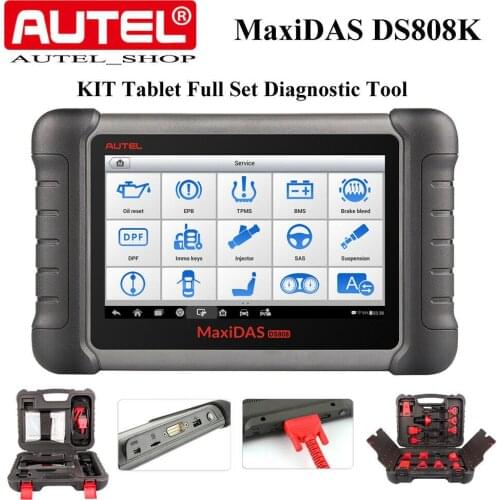 Autel MaxiDAS DS808K Automotive Diagnostic Scanner Car Scan Tool With OE-Level All Systems Diagnosis Upgraded Of MP808/DS808