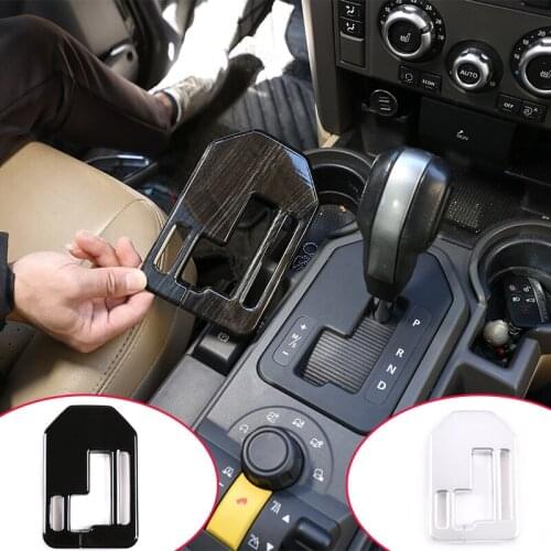 ABS Car styling for Land Rover Discovery 3 4 LR3 LR4 2004-16 Car Console Gear Panel Frame Cover Stickers Car Accessories 3 Style