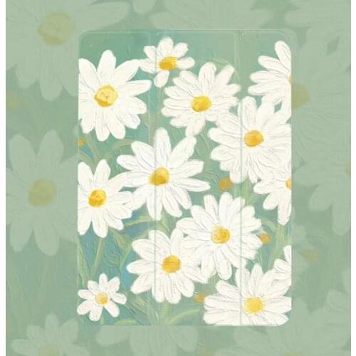 Cute Daisy For iPad AIR 2 10.5 Pro 10.2 2020 10.9 inch Case for iPad 2017 2018 9.7 Mini 5 Cover Capa With Pencil Holder Cases