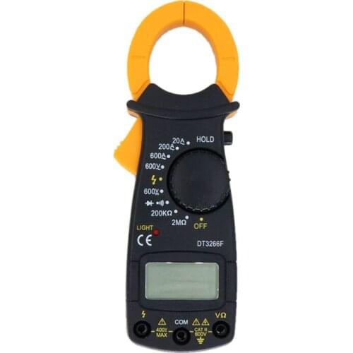 Digital Current Clamp Meter DT3266F pliers ammeter Resistance Tester AC amperimetric clamp multimeter ampere with Buzzer