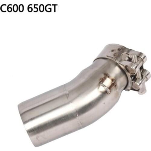 For C600 Sport C650GT C650 GT 2012 2013 2014 2015 Motorcycle Exhaust Muffler Middle Link Pipe Connector Slip On