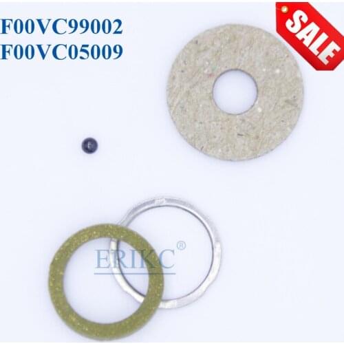 ERIKC F00VC05009 Repair Kit Gasket F00VC99002 Ceramic Ball Diameter 1.50mm CR Injector for Bosch 110 Series 4 Cylinder 200pc/lot