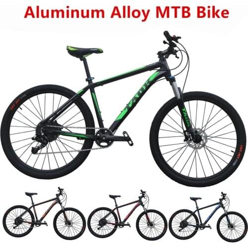 Mountain Bike MTB Aluminum Alloy 11 Speeds Double Disc Brake 27.5 Inch Wheelset 18Inch Frame Oil Spring Front Fork