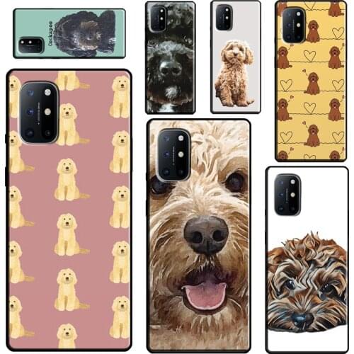 Brown Cockapoo Case For Realme 6 7 8 Pro GT Neo C21 C11 C3 Q3 Pro Soft Cover For OnePlus 8T 7T 9R 8 9 Pro