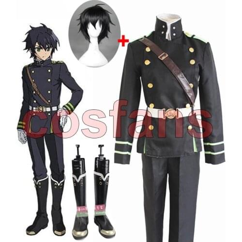 Anime Seraph Of The End Owari no Seraph Yuichiro Hyakuya Uniform Cosplay Costume Full Set Costumes fancy ball party
