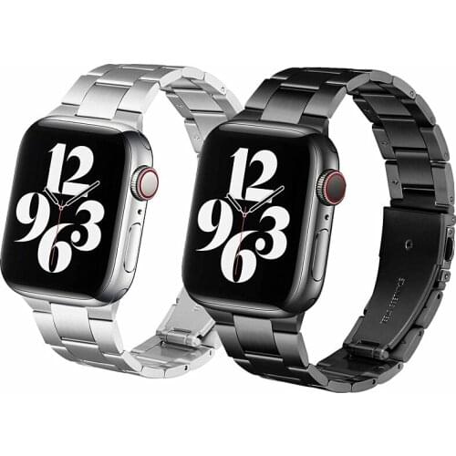 Metal Strap For Apple Watch SE Band 44mm 40mm iWatch Series 6 5 4 3 2 1 Stainless Steel Bracelet Watchbands For Applewatch 42mm