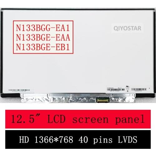 N133BGG-EA1 N133BGE-EAA EB1 13.3" Slim LED matrix for TOSHIBA laptop lcd screen panel Display Replacement