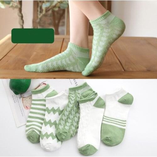 1PC Spring Full Of Womens Boat Socks Shallow Mouth Low Top Lovely Color Invisible