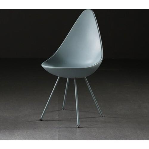 Dining chair water drop modeling chair Nordic creative dining chair back home chair simple makeup chair computer chair modern ne