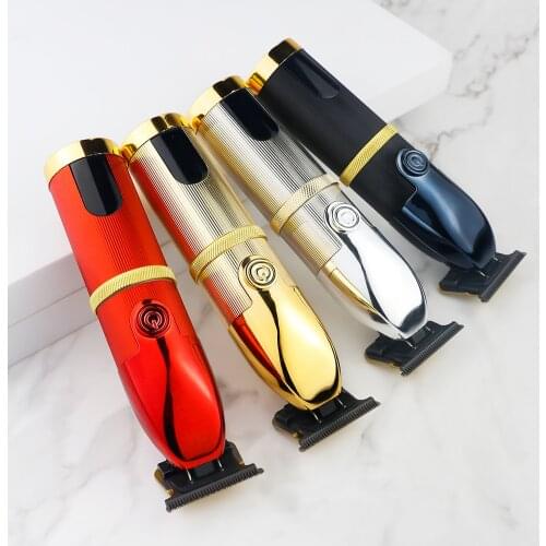 Professional Cordless Outliner Hair Trimmer Beard Hair Clipper Barber Shop Rechargeable LED Display Men Electric Beard Cutter