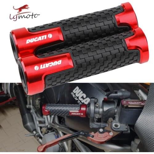 Motorcycle Handlebar Grip For Ducati MONSTER 695 696 796 620 400 600/M600 Monster620/M620 7/8 " Handle Bar Motorbike Grips End