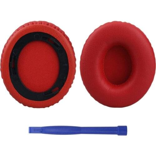 Replacement Earpads Ear Pads Cushion Cover Muffs Cups Repair Parts for Monster Beats by Dr.Dre Solo HD 1.0 1 Headphones Headsets