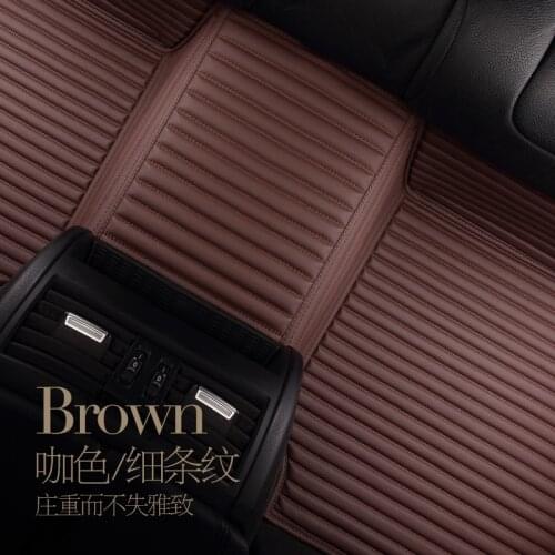 Custom Full Covered Special Car Floor Mats for Jaguar XF XEL XJL XF F-PACE F-TYPE Rugs Waterproof Rugs Durable Carpets