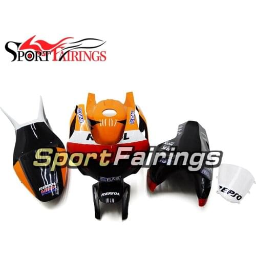 Fiberglass Racing Fairings For Honda CBR600 CBR600RR F5 2005 2006 Motorcycle Fairing Kit Injection Orange Black Bodywork