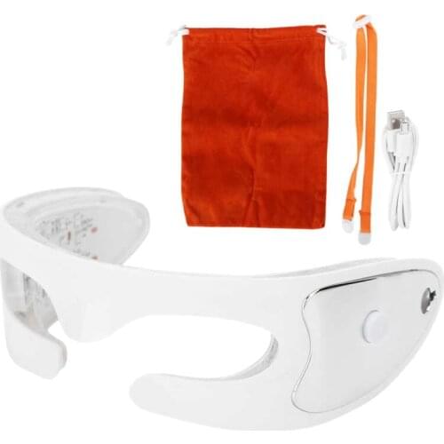 3D LED Light Therapy Eyes Mask Heating SPA Vibration Electric Eye Massager Wrinkle Removal Fatigue Relief Beauty Device