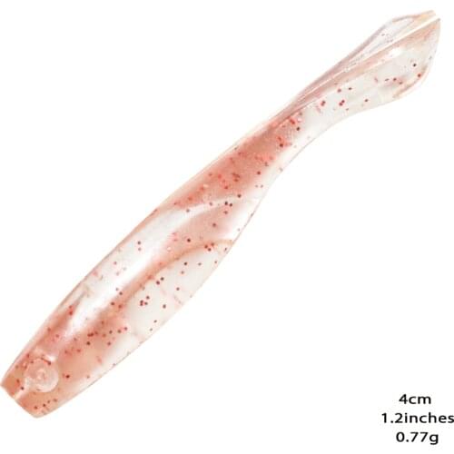 10pcs/lot 40mm 0.77g Rubber Bait Rock UL Fishing Lure Jig Soft Jerbait Fly Fishing Bait Artificial Silicone bait Fishing Lure