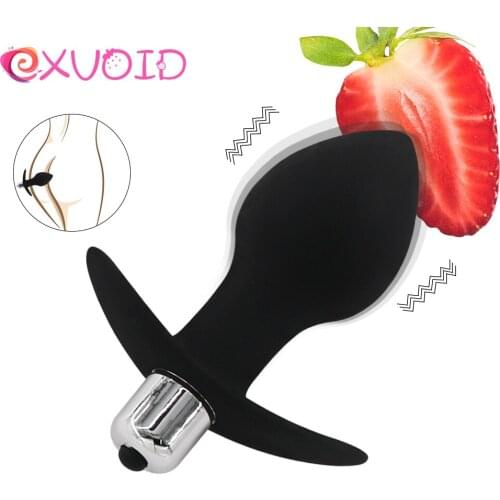 EXVOID Anal Vibrator Silicone Butt Plug Sex Shop Sex Toys for Couples Prostate Massage Adult Products Anal Beads Vibrator