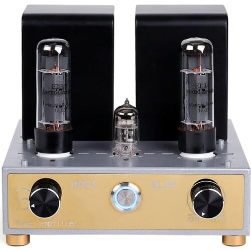 APPJ single-ended Class A EL34 tube amplifier, output 6W + 6W Frequency response: 20-30KHZ Sensitivity: 500mV