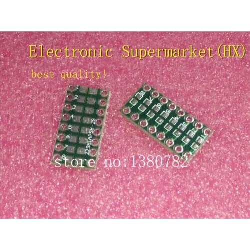 Free shipping 100pcs/lots SMD 0805 0603 0402 To DIP PCB Transfer Board DIP Pin Board Pitch Adapter Keysets