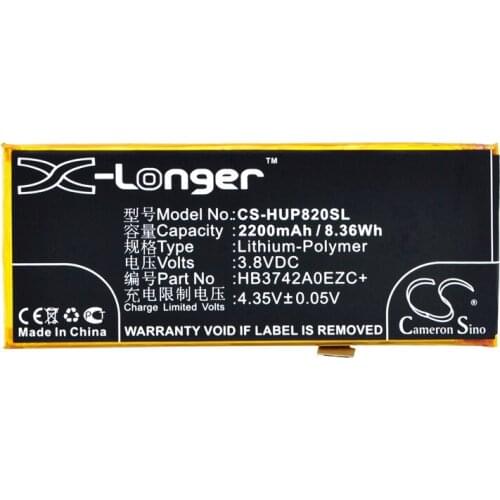 CameronSino for HUAWEI Ascend P8 Lite CAG-L23 CAG-LX3 CRO-L02 CRO-L22 CRO-U00 Enjoy 5S TAG-TL00 Y3 2017 HB3742A0EZC+ battery