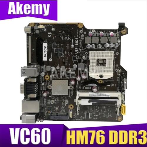 For ASUS VC60 Mini-iTX/3 generation DC power supply notebook CPU / HM76 chip DDR3 Original Used motherboard