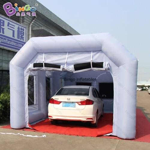 HOT SALE 8X4X3 Meters Inflatable Spray Paint Booth / Portable Inflated Work Station Car Painting Room For Sale - T0035-2