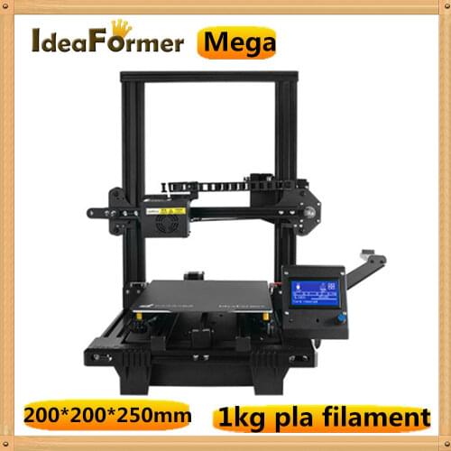 Ideaformer Mega 200*200*250mm FDM Dual Z Axis & Y Axis 3D Printer Silent Printing Full Metal Magnetic Build Plate DIY 3D Printer