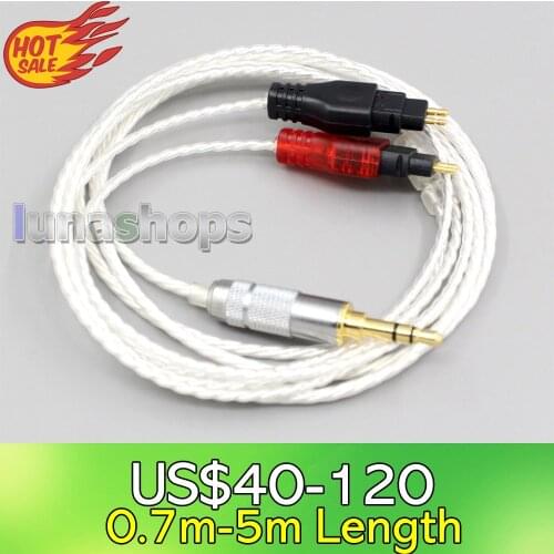 LN006653 Hi-Res Silver Plated 7N OCC Earphone Cable For Sennheiser HD580 HD600 HD650 HDxxx HD660S HD58x HD6xx