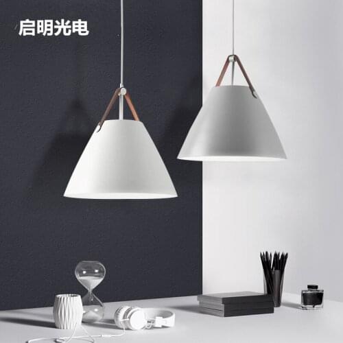 Northern Europe Originality Belt A Chandelier Concise Bar Tea With Milk Shop Aluminum Lamp Villa Restaurant Bedroom Macaroon A