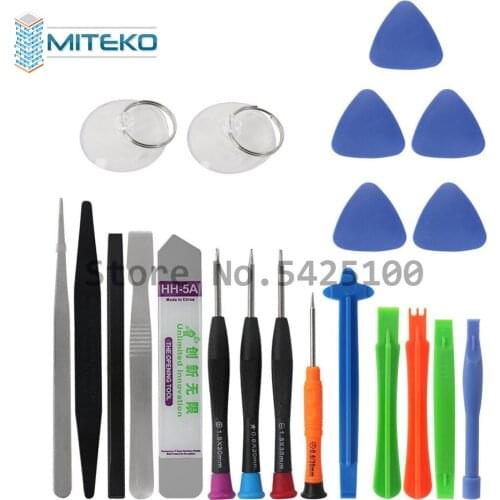 19 in 1 Opening Tools Set Screwdrivers kit Mobile Phone Disassembly Opening Repair Tools for Phone Tablet Android