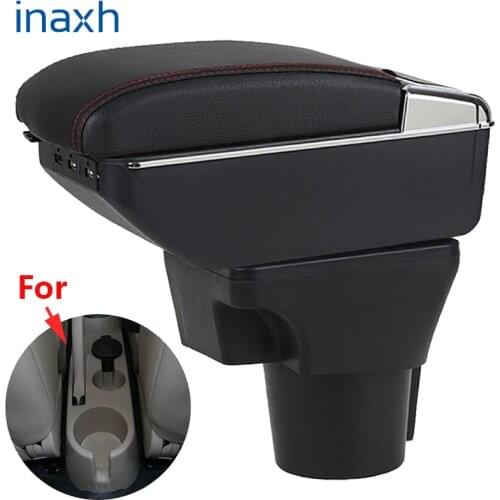 For KIA Rio 2 armrest box For KIA Rio 2006 2007 2008 2009 2010 2011 car armrest box accessories interior Storage box USB