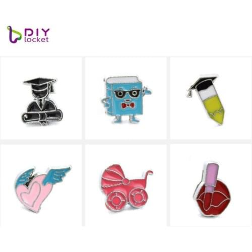 8MM Mix Style Slide Charms (10 pieces/lot) Fit DIY Wristband Belt & Bracelet LSSC420-479