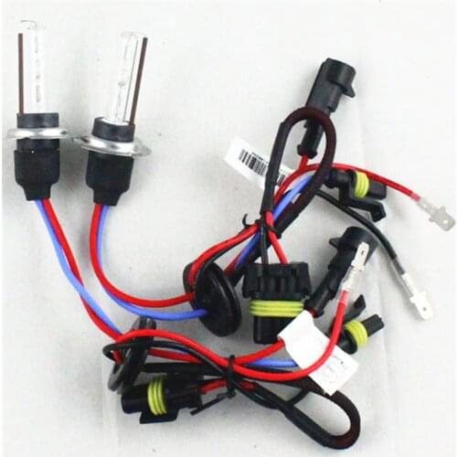 Rockeybright 1 pair OEM car styling metal 55W H7 bulb hid xenon bulb for car h7 hid xenon lamp 8000K led headlight car fog lamp