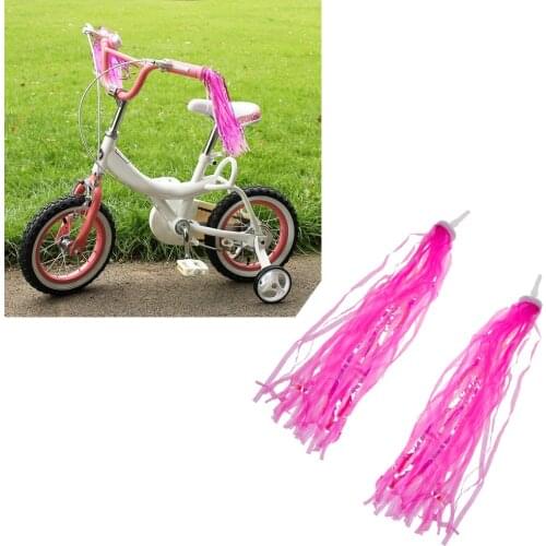 2pcs Bicycle Bike Cycle Tricycle Girls Handlebar Streamers Tassels Retro Kids Bicycle Handlebar Grips Decoration Accessories