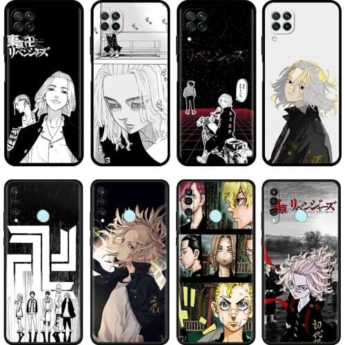 Tokyo Revengers Anime Silicone Phone Case For Huawei P50 P30 Lite E P Smart Z P10 P40 Pro Plus 2019 2021 2020 5G Fundas Cover