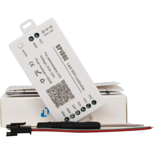SP108E Led ControIIer Dimmer By Smart Phone APP Wifi PixeI For WS2811 WS2812B WS2813 SK6812 APA102 Strip Module Light DC5-24V