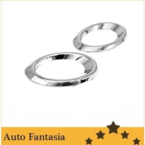 Car styling chrome front fog light cover for Audi Q5 2008 Up -- free shipping