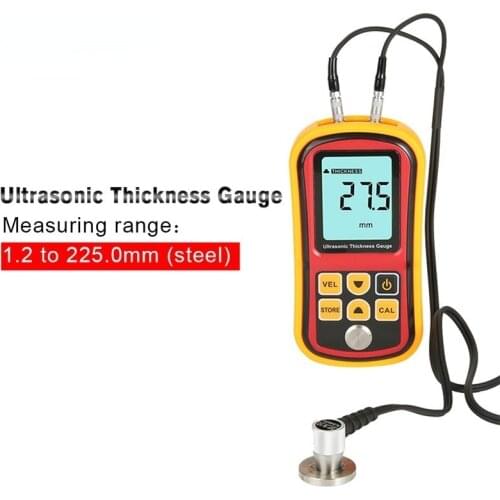 Thickness Measurement of 1.2 ~ 225mm Standard GM100 Metallic Glass Good Conductor with Benetech Ultrasonic Thickness Gauge