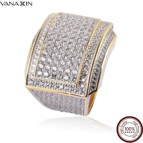 Size 10 Mens Solid 925 Sterling Silver For Men Bling BlingIced Out with Real Micro Pave CZ Stones