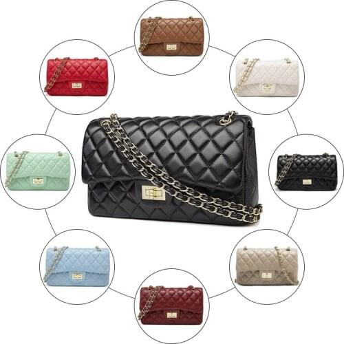 Large Capacity Bag for Women Travel Shoulder Bag High Quality Leather Flap Purses and Handbags Luxury Designer