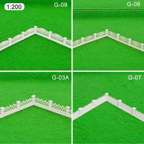 1:200 Scale Model Fence Wall Railway Train Accessories For Architecture Building Landscape Military Diorama Layout
