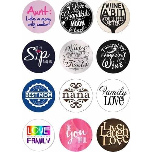 10mm 12mm 14mm 16mm 20mm 25mm 433 12pcs/lot Flower Mix Round Glass Cabochons Jewelry Findings 18mm Snap Button Charm Bracelet