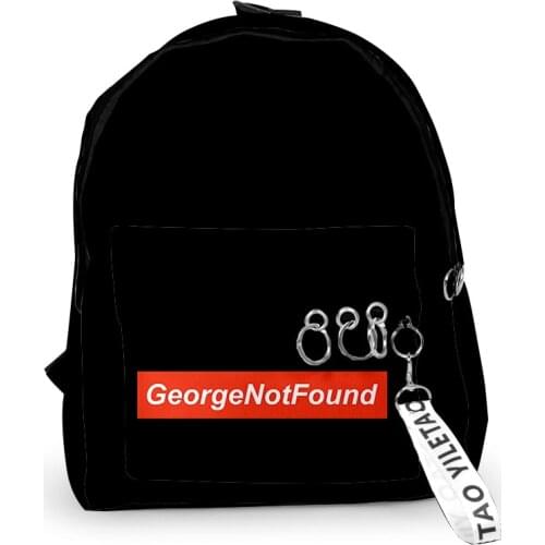 2021 GeorgeNotFound Strawberry Milk Men Women Backpack Fabric Oxford hanging buckle Style Child School bag Travel Backpack