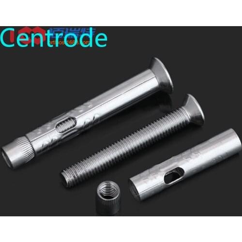 304 stainless steel flat head built-in expansion screw countersunk head door and window elevator expansion screw M6 M8 M10 2Pcs