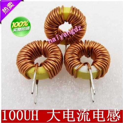 5pcs/20mm 100UH 10A 1.0 Line Annular inductance 8026 Magnetic ring inductors