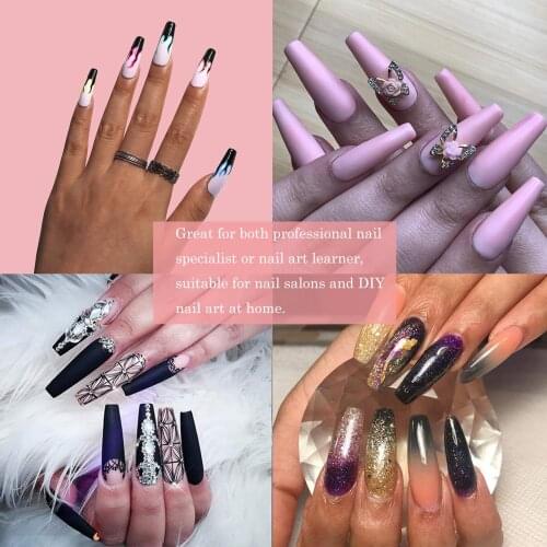 500pcs/Set French Natural French False Nails Tips Full Cover for Salon