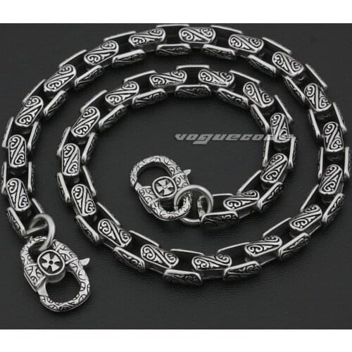 316L Stainless Steel 14" ~ 36" Mens Biker Rocker Wallet Chain 5A020WC6(Length 24inch)