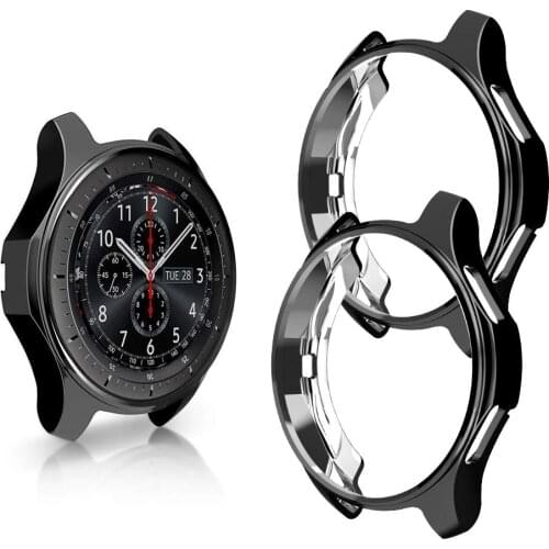 For Samsung Galaxy Watch 46mm 42mm Active 2 gear s3 frontier Case Protector TPU Bumper for huawei watch gt 1 2 watch Case Cover