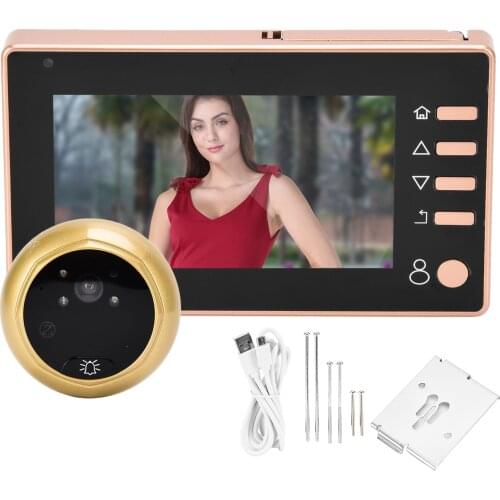 Door bell Camera 4.3inch Camera Doorbell Motion Detection Shooting Recording Display Video Peephole Viewer Ring doorbel deurbell